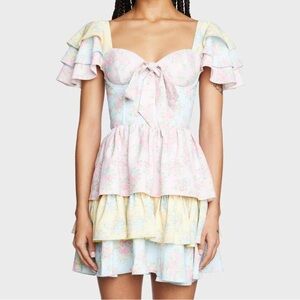 NWOT Bridgerton Inspired Tiered Skirt Dress